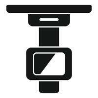 Client health image icon simple vector. Xray equipment vector