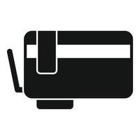 Ink cartridge icon simple vector. Printer colored equipment vector