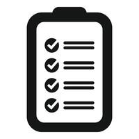 Coping skills clipboard icon simple vector. Resilience attitude vector