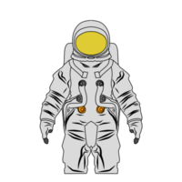 astronout isolator achtergrond png