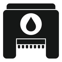 Fuel ink cartridge icon simple vector. Colored device vector