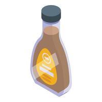 Maple nectar vessel icon isometric vector. Maple syrup production vector