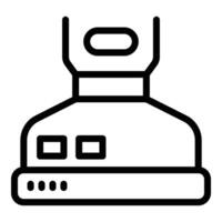 Kitchen air extractor icon outline vector. Culinary oven hood vector