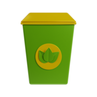 Ecology green earth 3d icon clipart png