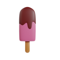 snel voedsel en desserts 3d icoon geven clip art png