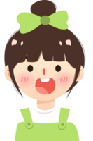 cute cartoon girl png