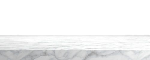 luxe blanc marbre Haut pierre Couper en dehors arrière-plans 3d le rendu png