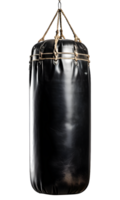 AI generated Boxing Heavy Bag Isolated on Transparent Background png