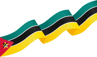 Mozambique flag wave png