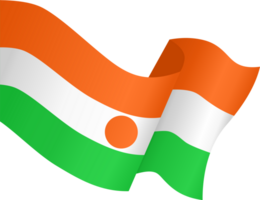 Niger flag wave png