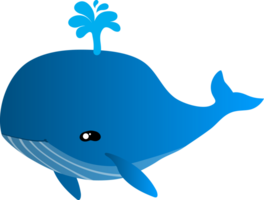 desenho de baleia fofo png