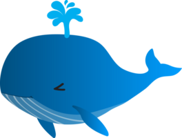 schattige walvis cartoon png