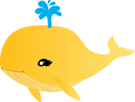 simpatico cartone animato balena png