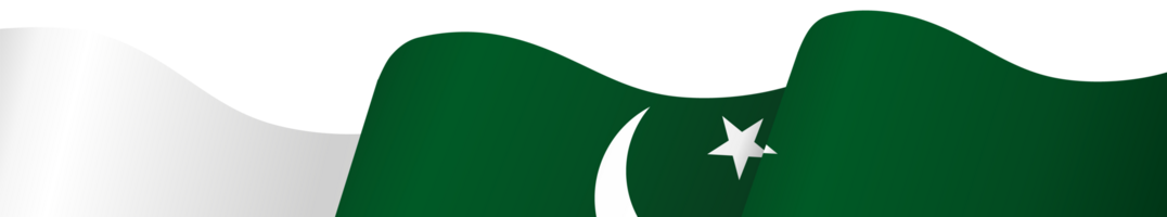 Pakistan Flagge Welle png