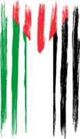 pincel de bandeira da palestina png