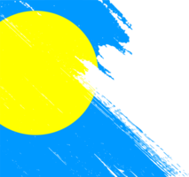 palau flagga borste png