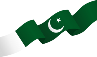 Pakistan bandiera onda png