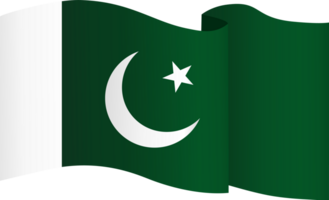 Pakistan flag wave png