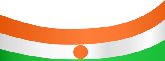 Niger flag wave png