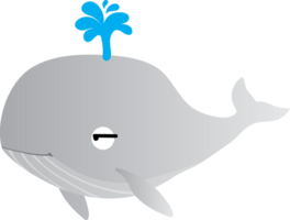 caricatura de ballena linda png