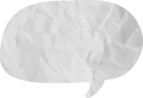 speech bubble wrinkled png