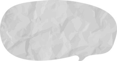 speech bubble wrinkled png