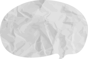 speech bubble wrinkled png