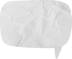 old paper speech bubble png