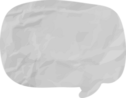 old paper speech bubble png