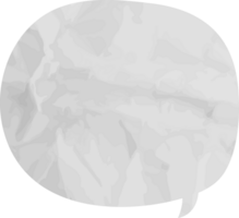 old paper speech bubble png