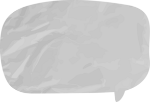 old paper speech bubble png