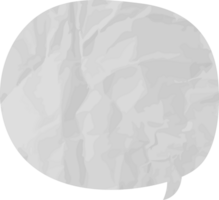 old paper speech bubble png