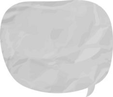 old paper speech bubble png