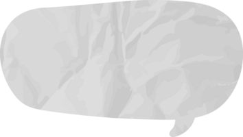 old paper speech bubble png