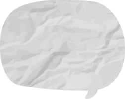 old paper speech bubble png