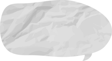 old paper speech bubble png