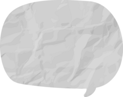 old paper speech bubble png