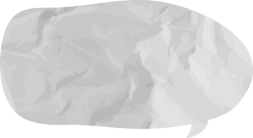 old paper speech bubble png