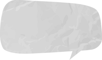 old paper speech bubble png