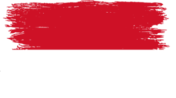 Monaco vlag borstel png