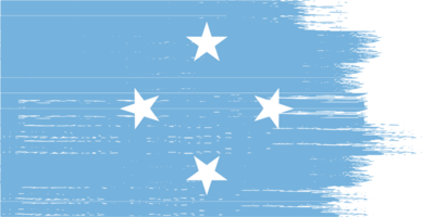 Mikronesien Flagge Bürste png