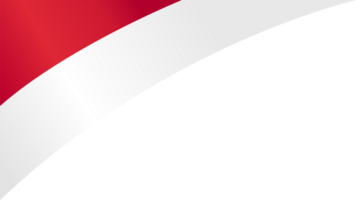 Mônaco bandeira onda png