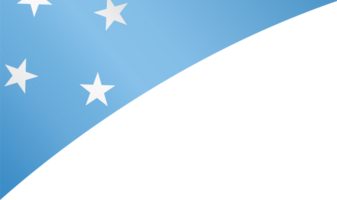 micronésie drapeau vague png