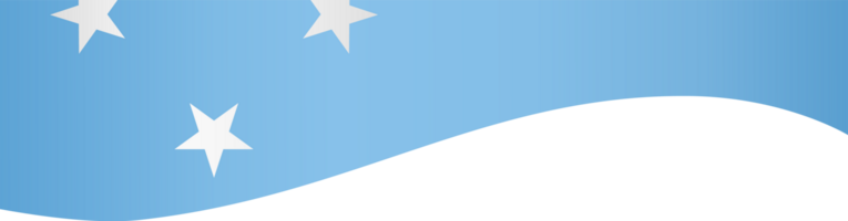 Micronesia flag wave png