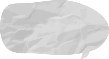 old paper speech bubble png