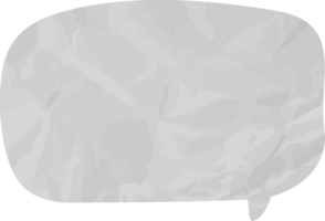 old paper speech bubble png