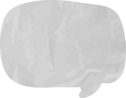 old paper speech bubble png