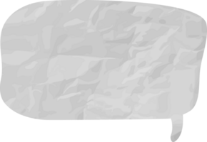 old paper speech bubble png