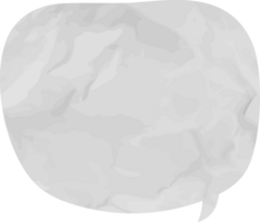 old paper speech bubble png