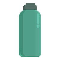 Water flask icon cartoon vector. Running accessories vector